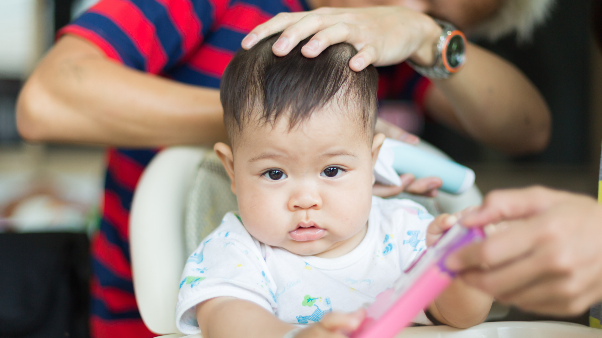 bebeğin saçı evde nasıl kesilir?