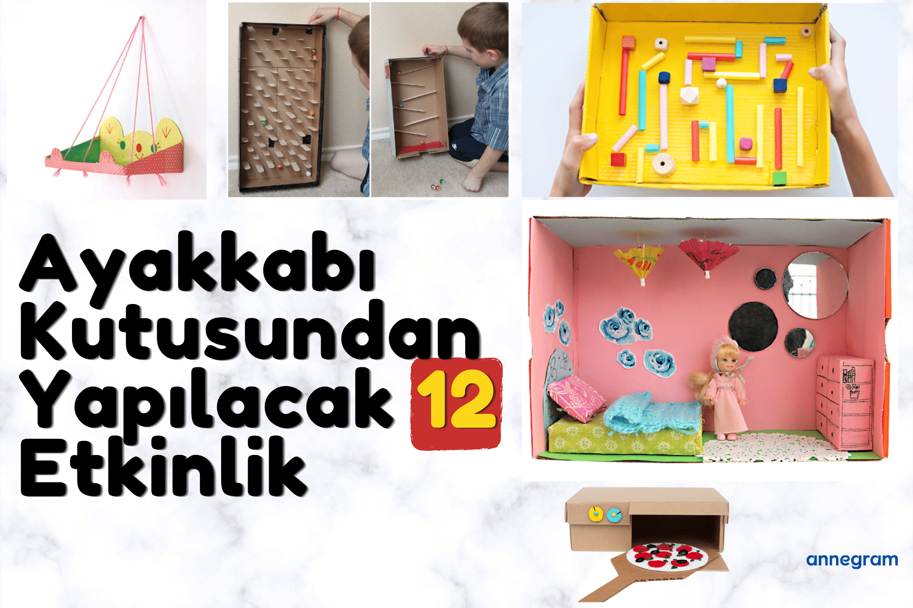 Ayakkabı Kutusundan Yapılacak 12 Etkinlik
